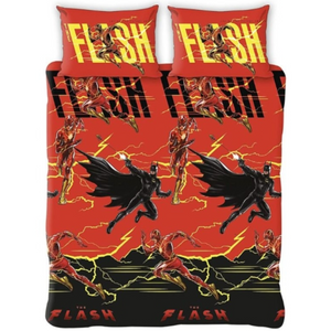 DC Comics | The Flash Double/Queen Bed Quilt Cover Set | Little Gecko