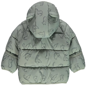Dinosaur | Fleece Lined Raincoat | Little Gecko