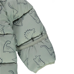 Dinosaur | Fleece Lined Raincoat | Little Gecko