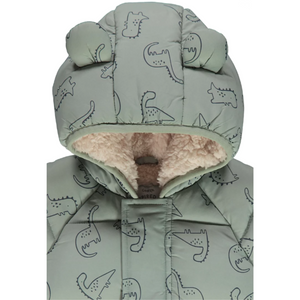 Dinosaur | Fleece Lined Raincoat | Little Gecko