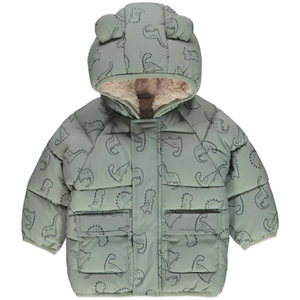 Dinosaur | Fleece Lined Raincoat | Little Gecko