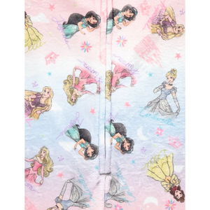 Disney Princess | Pink Fleece All-In-One | Little Gecko
