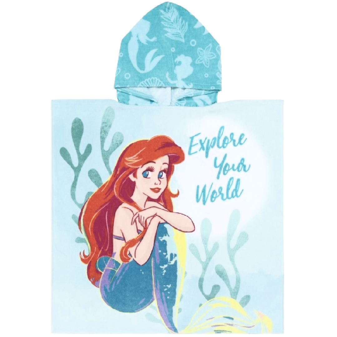 Disney Princess | Ariel Hooded Towel | Little Gecko