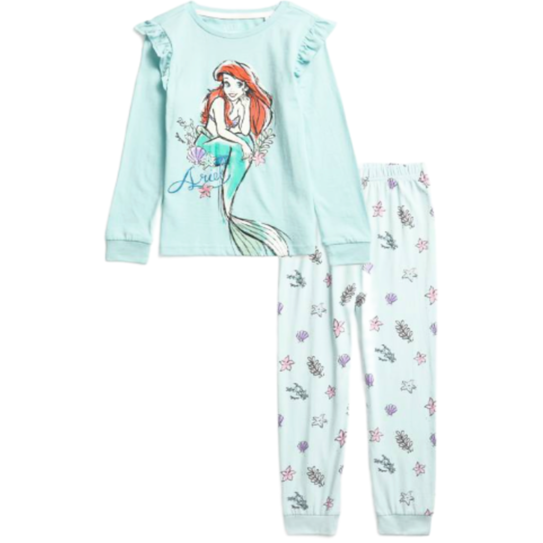 Disney Princess | Blue Ariel Pyjamas | Little Gecko
