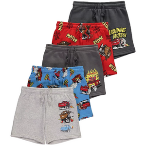 DISNEY CARS 5 Pack Shorts