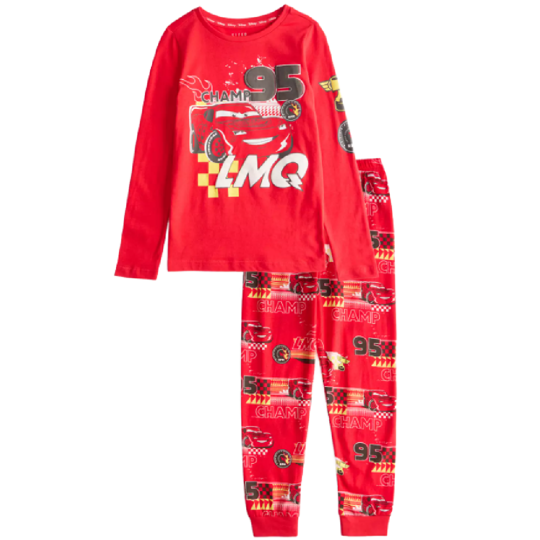 Disney Cars | Red Pyjama Set | Little Gecko
