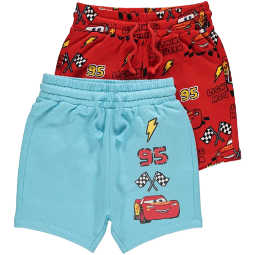 DISNEY CARS 2 Pack Shorts
