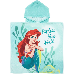 DISNEY PRINCESS Ariel Hooded Towel