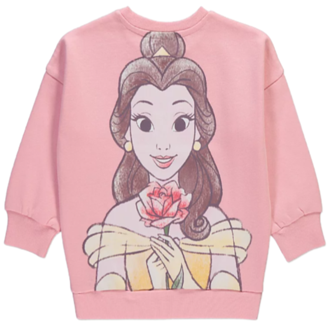 Disney Princess | Pink Belle Sweatshirt | Little Gecko