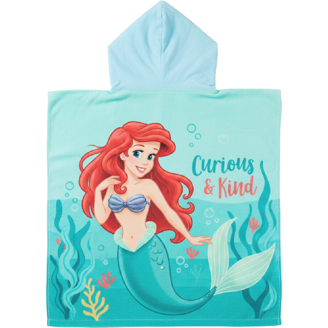 DISNEY PRINCESS Ariel Hooded Towel