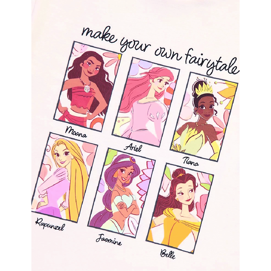 Disney Princess | Short Sleeve T-Shirt & Leggings Set | Little Gecko