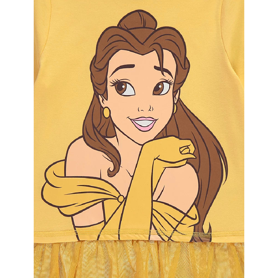 Disney Princess | Belle Tutu Shortie Pyjamas | Little Gecko