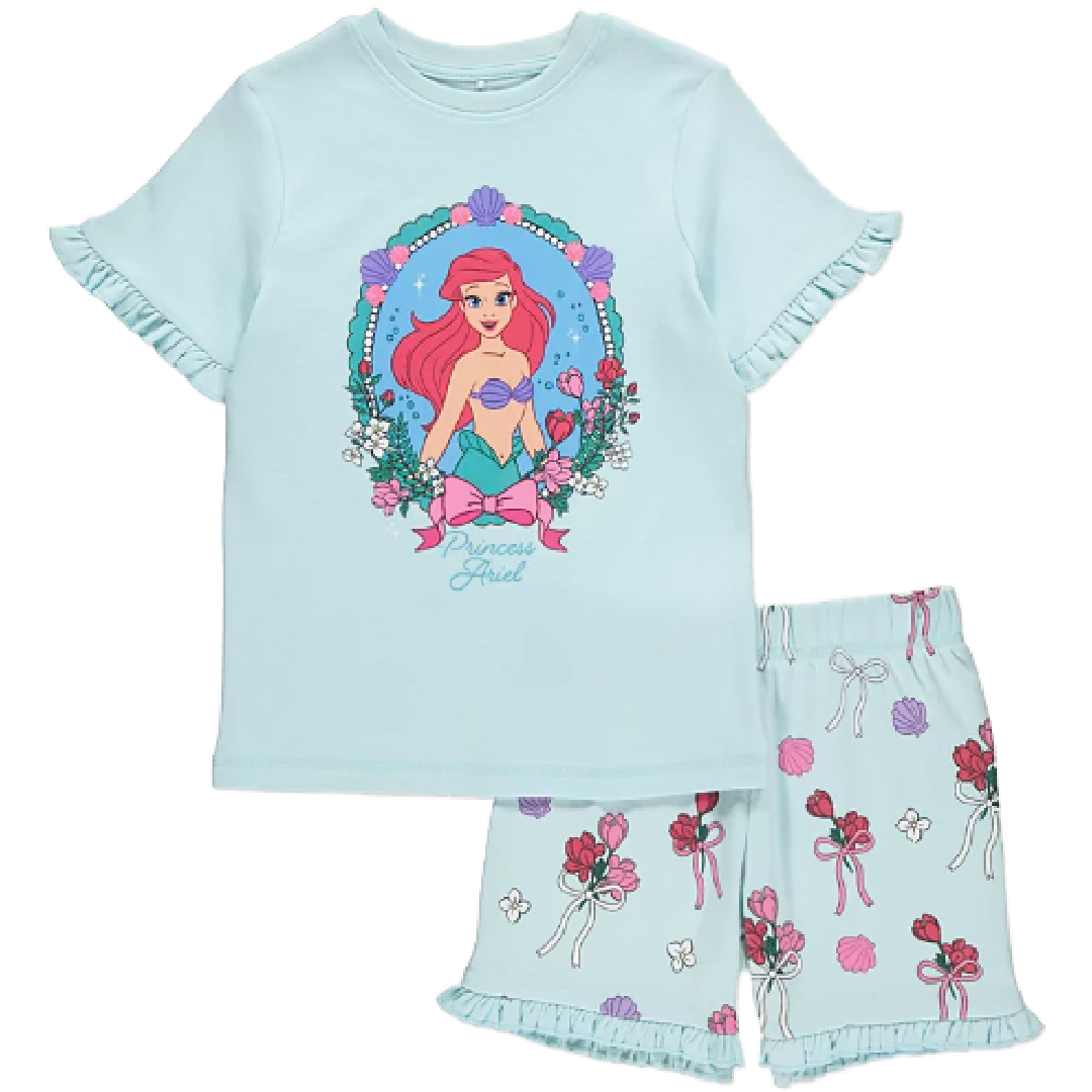 DISNEY PRINCESS Ariel Shortie Pyjama Set