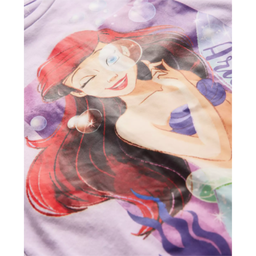 Disney Princess | Lilac Ariel Pyjamas | Little Gecko
