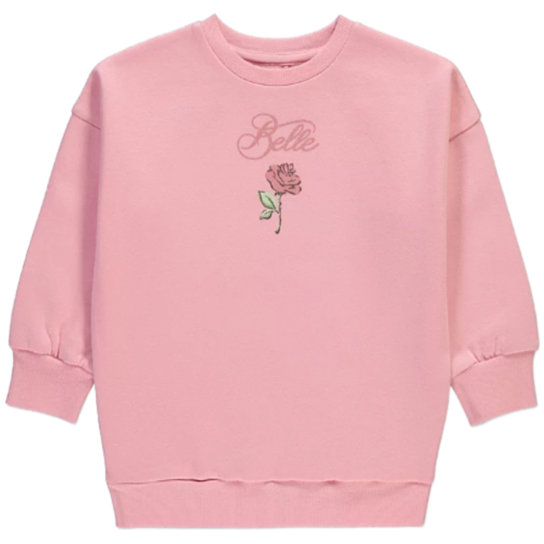 Disney Princess | Pink Belle Sweatshirt | Little Gecko