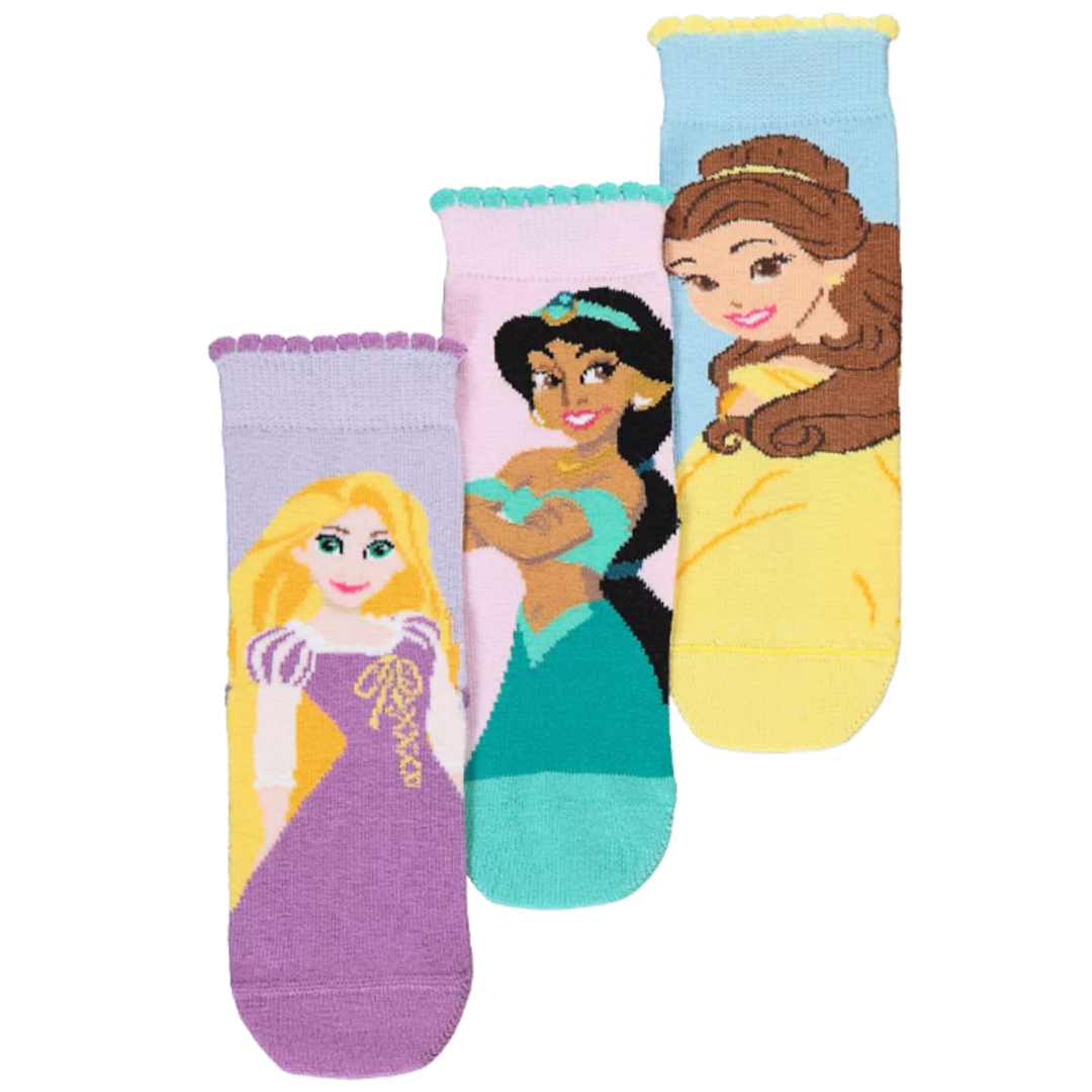 Disney Princess | 3pk Socks | Little Gecko