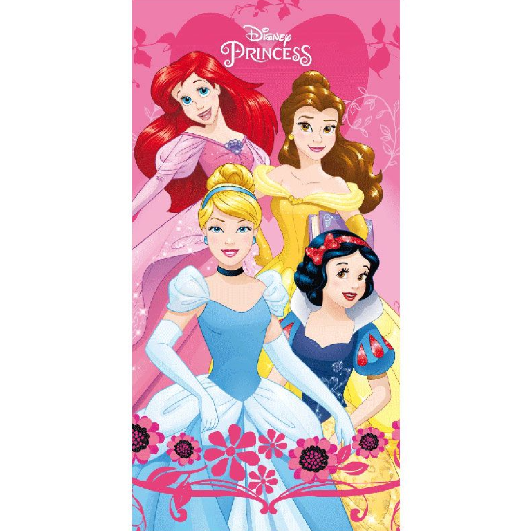 Disney Princess | Towel - Heart | Little Gecko