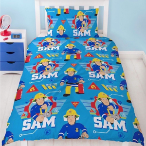 Fireman Sam | Cool Single Bed Quilt Cover Set | Little Gecko