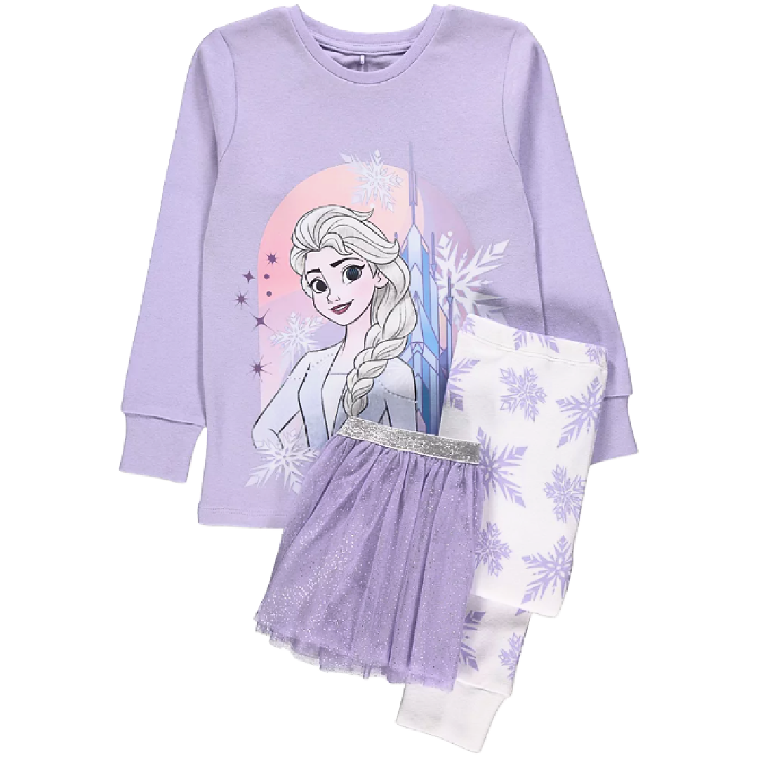 Frozen | Lilac Tutu Pyjamas Set | Little Gecko