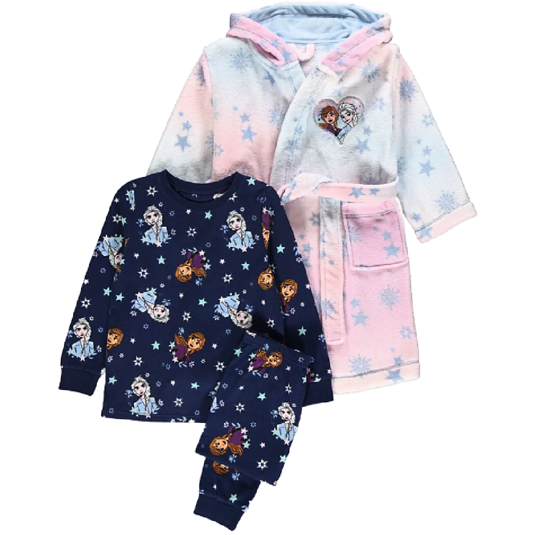 Frozen | Pyjamas & Dressing Gown Set | Little Gecko
