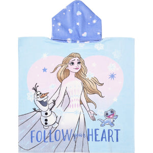 Frozen | Follow Your Heart Hooded Towel | Little Gecko