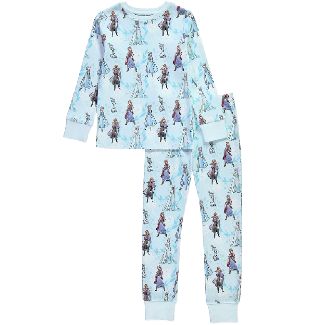 Frozen | Blue Long Pyjamas | Little Gecko