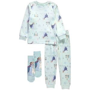 Frozen | Long Pyjamas & Socks Set | Little Gecko