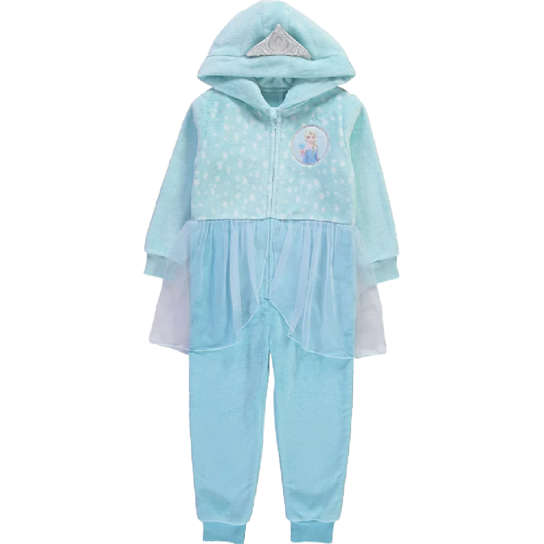 Frozen | Elsa Tutu Velour All-In-One | Little Gecko