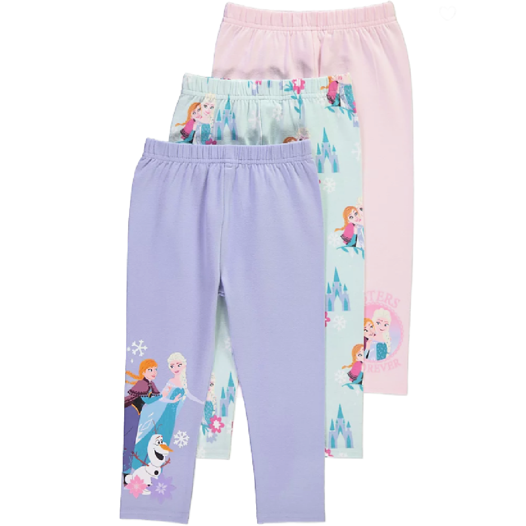Frozen | 3 Pack Leggings | Little Gecko