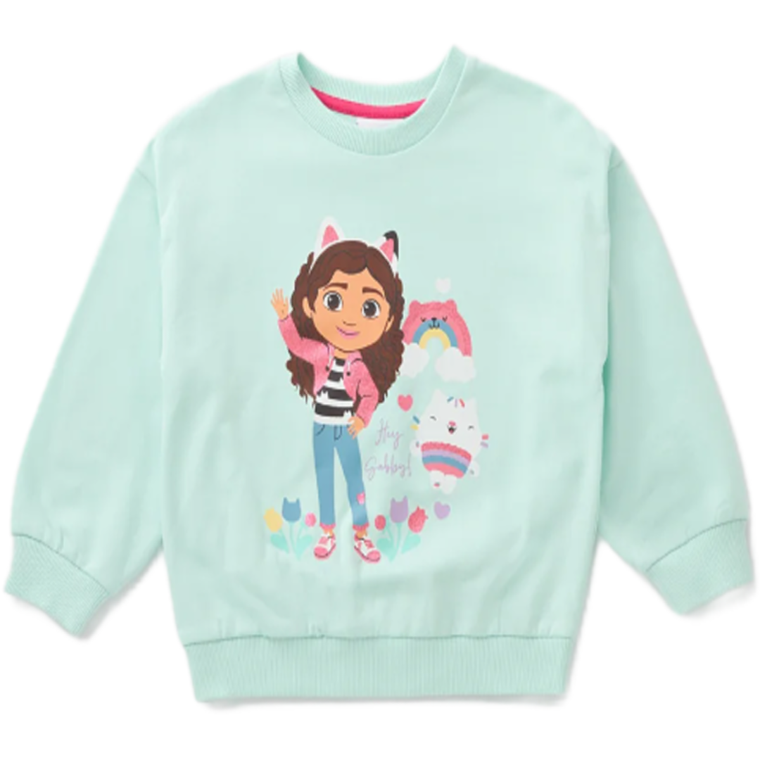 Gabby's Dollhouse | Mint Sweatshirt | Little Gecko