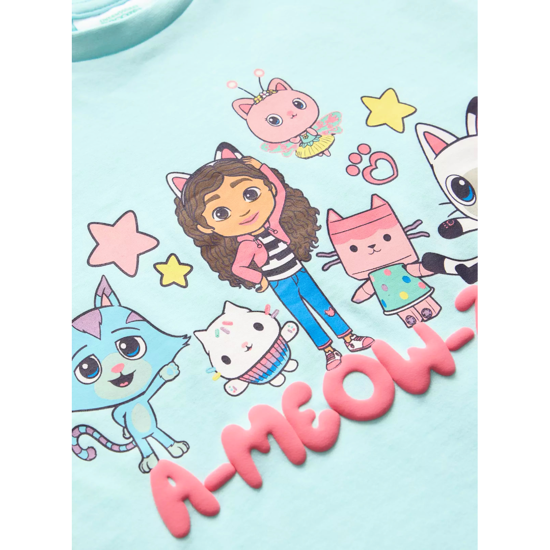 Gabby's Dollhouse | Mint T-Shirt | Little Gecko