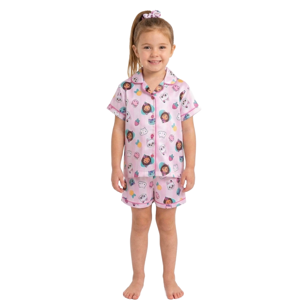 GABBY'S DOLLHOUSE Lilac Pyjama & Scrunchie Set