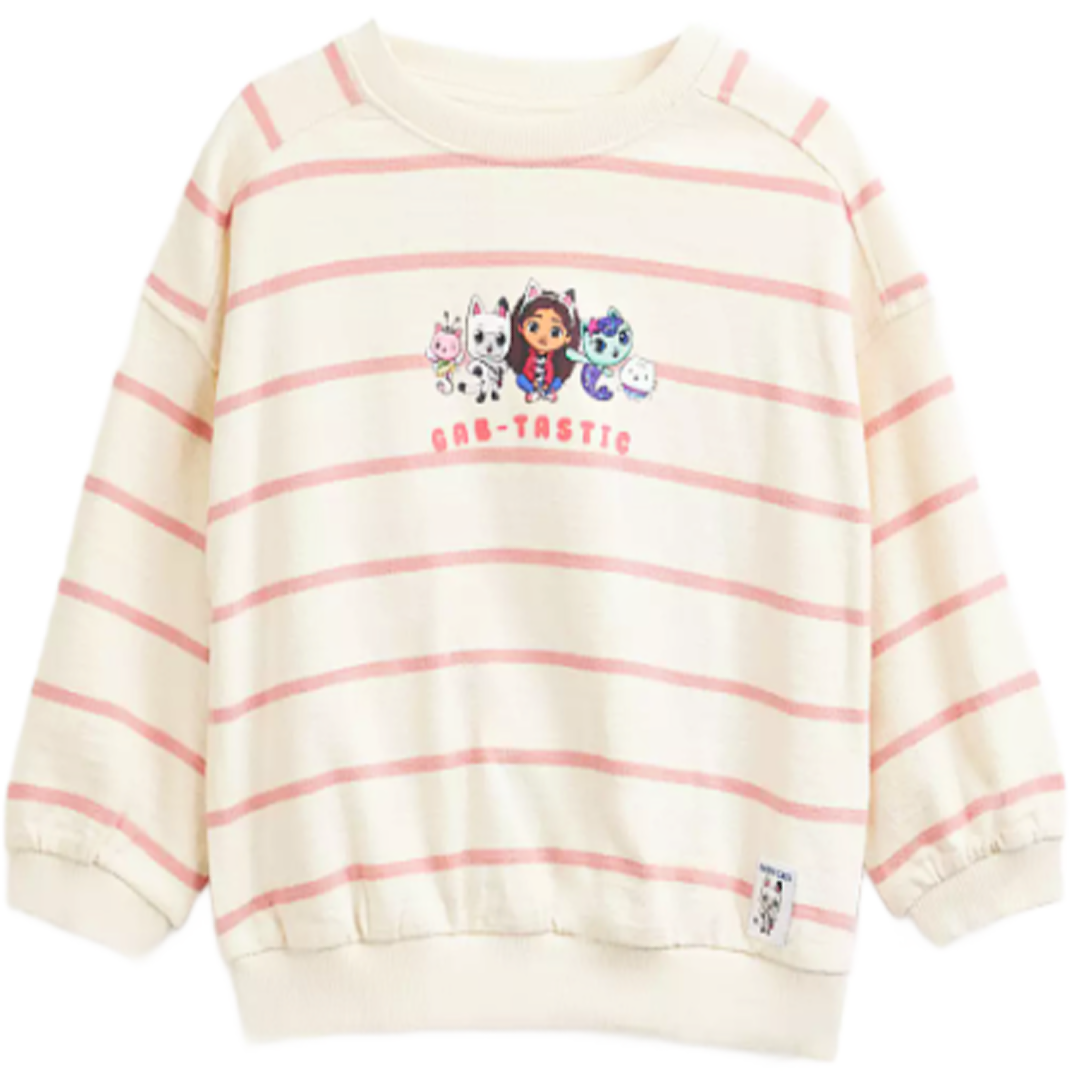 GABBY'S DOLLHOUSE Striped Sweatshirt