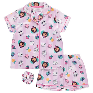 GABBY'S DOLLHOUSE Lilac Pyjama & Scrunchie Set