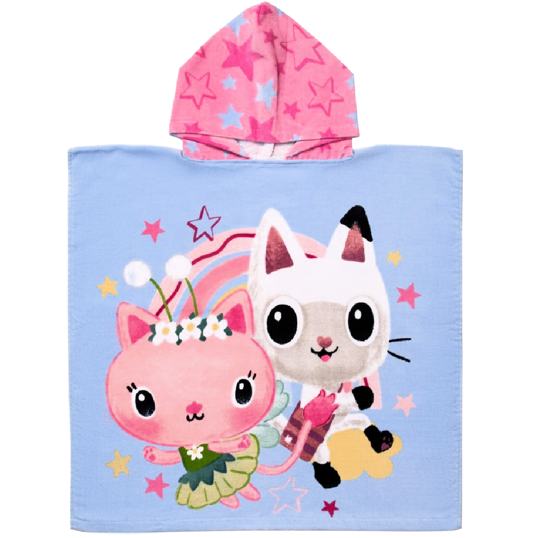 Gabby's Dollhouse | Hooded Towel - Mer-Tastic | Little Gecko