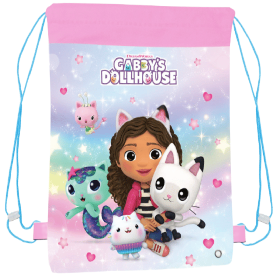 Gabby's Dollhouse | Drawstring Bag | Little Gecko