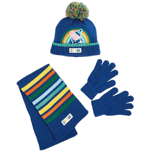 George Pig | Beanie, Scarf & Gloves Set | Little Gecko