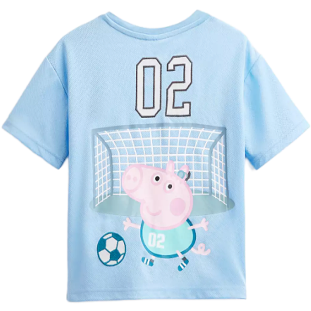 GEORGE PIG Blue Soccer T-Shirt