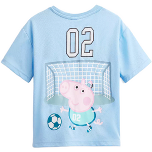 GEORGE PIG Blue Soccer T-Shirt