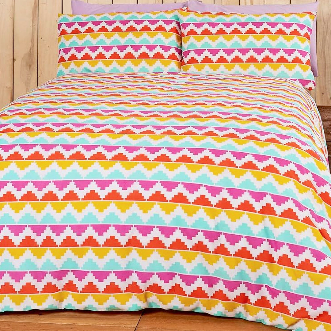 Happy Llamas | Double/Queen Bed Quilt Cover Set | Little Gecko