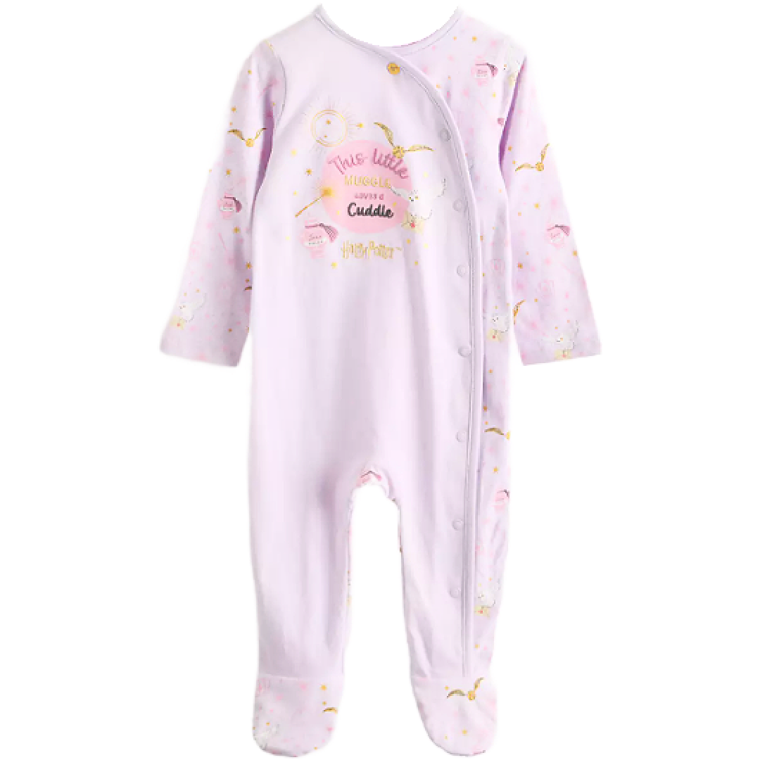 Harry Potter | Lilac Sleepsuit | Little Gecko