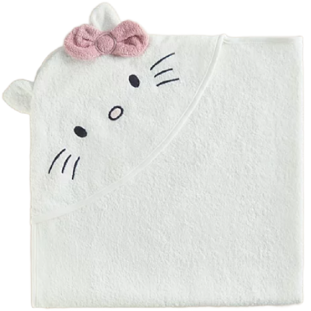 Hello Kitty | Hooded Towel | Little Gecko