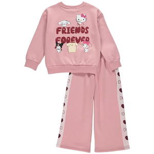 HELLO KITTY Pink Sweatshirt & Trackpants Set