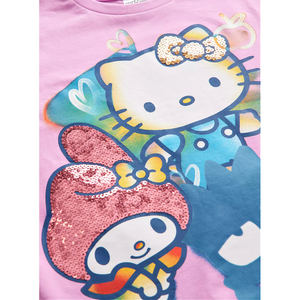 Hello Kitty | Pink Short Sleeve T-Shirt | Little Gecko