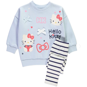 Hello Kitty | Blue Sweatshirt & Leggings Set | Little Gecko