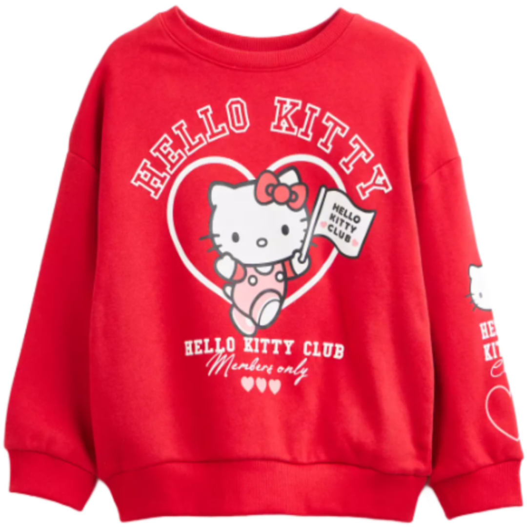 HELLO KITTY Red Sweatshirt
