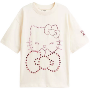 Hello Kitty | Cream Short Sleeve T-Shirt | Little Gecko