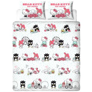 Hello Kitty | Rare Double/Queen Bed Quilt Cover Set | Little Gecko