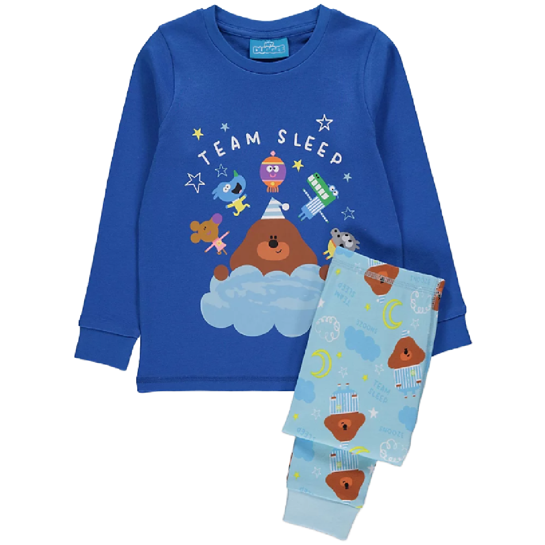 Hey Duggee | Blue Team Sleep Pyjamas | Little Gecko