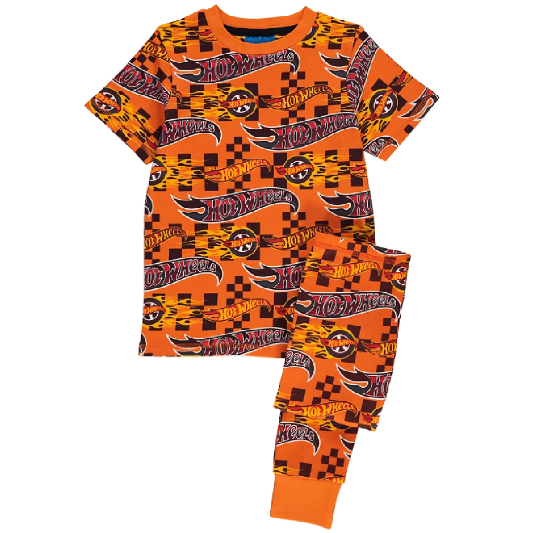 Hot Wheels | Orange Pyjamas | Little Gecko